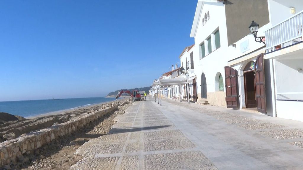 Reconstrucción del paseo marítimo en Altafulla, Tarragona