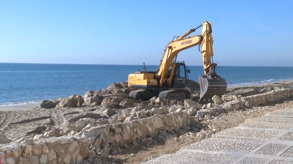Reconstrucción del paseo marítimo en Altafulla, Tarragona