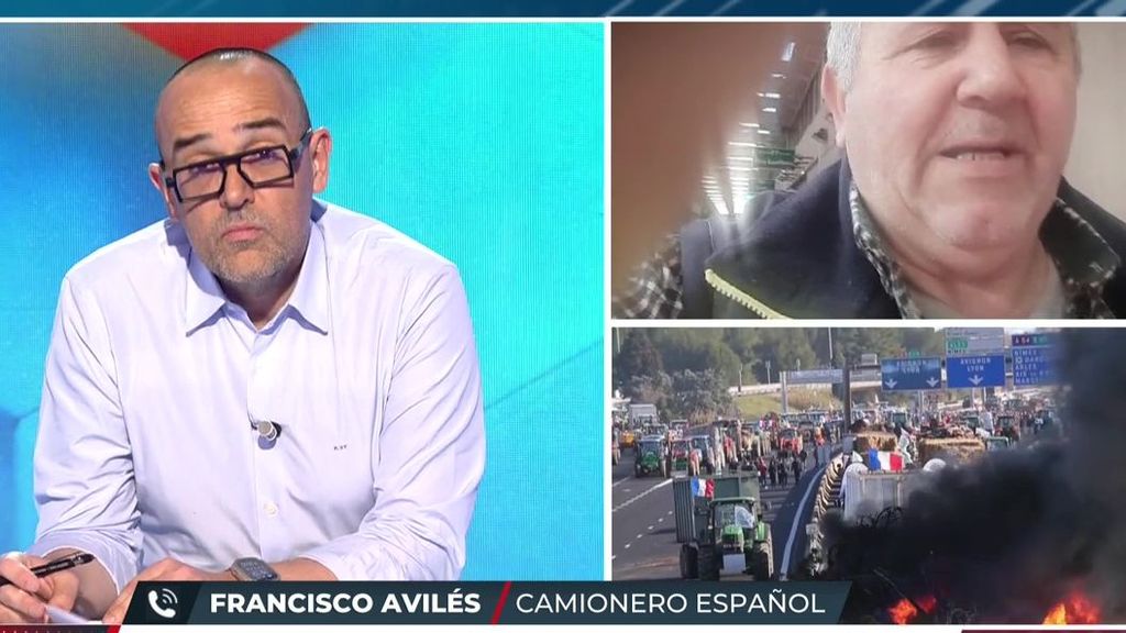 Un camionero español denuncia el infierno que ha vivido por los piquetes que bloquean las carreteras en Francia
