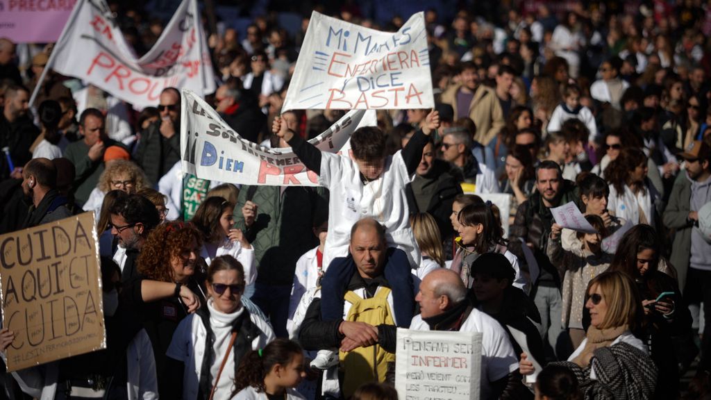 Imagen de archivo de una de las protestas convocada por Infermeres de Catalunya
