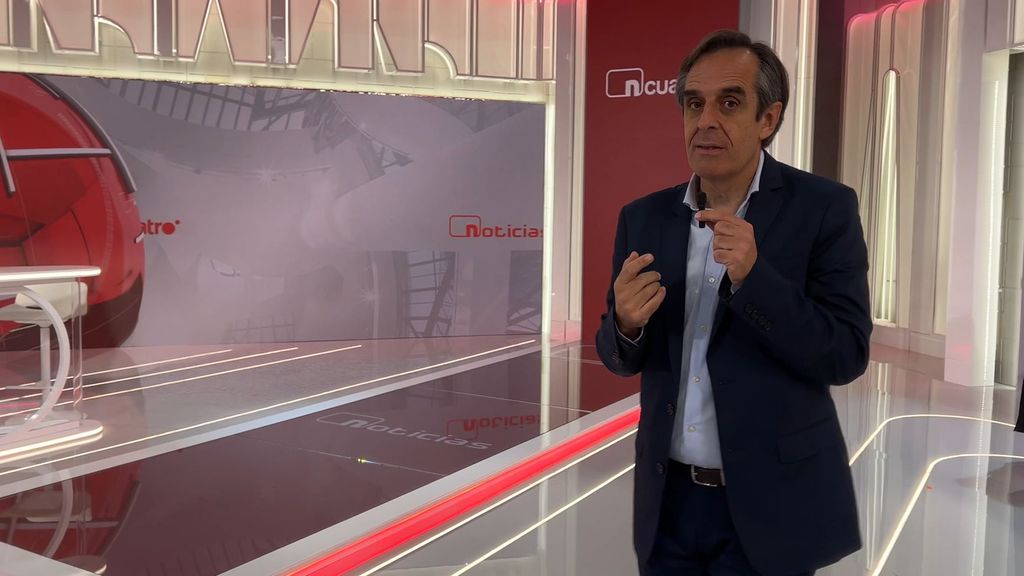 Juan Pedro Valentín nos descubre el nuevo plató de Noticias Cuatro