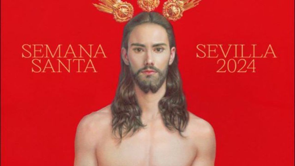 Memes por el polémico cartel de la Semana Santa de Sevilla, con un cristo desnudo