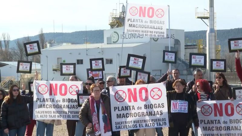 Vecinos y ecologistas se movilizan contra la planta de biogás en Corduente