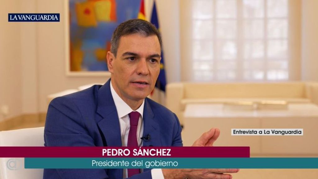 Fragmento de la entrevista a Pedro Sánchez en la que ha defendido "los efectos benéficos" de la Ley de Amnistía