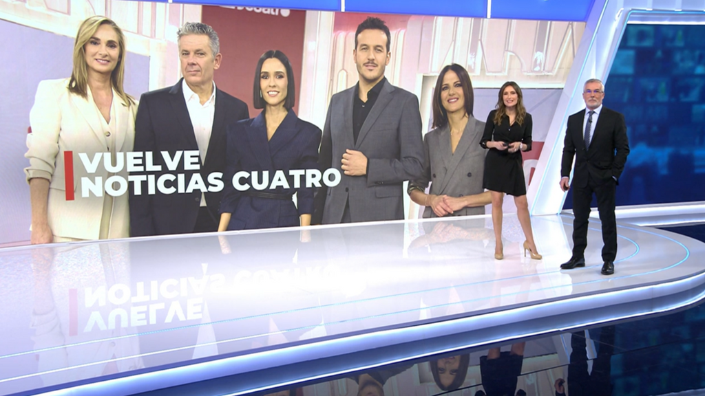 Informativos Telecinco Fin de Semana da la bienvenida a Noticias Cuatro: "Cinco años después vuelve un equipazo"