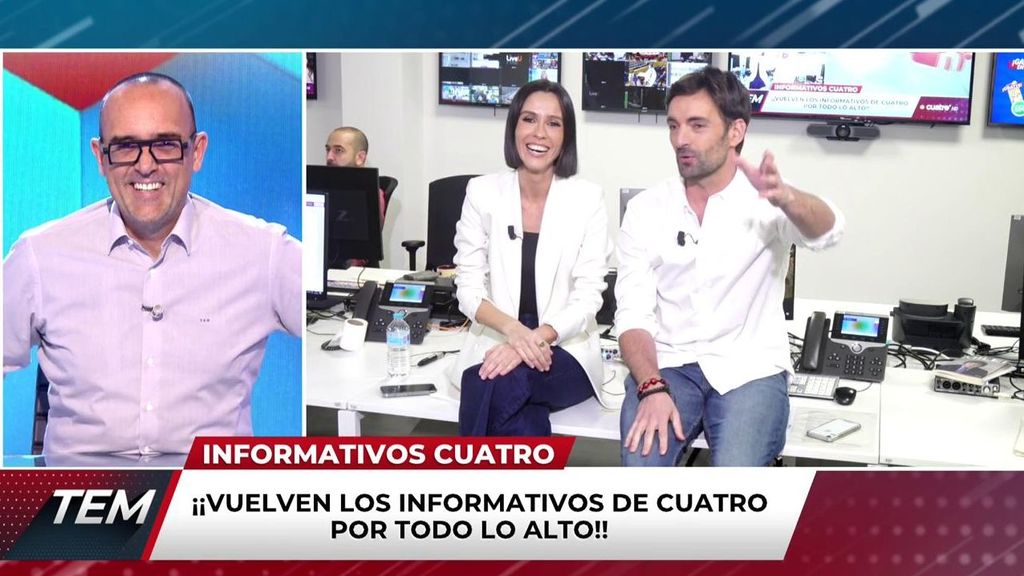Alba Lago explica cómo ha vivido su primer día en Noticias Cuatro: "Había muchos nervios"