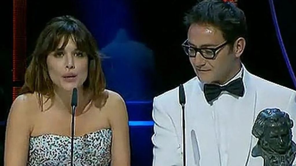 Adriana Ugarte se equivocó al leer al ganador de un Goya