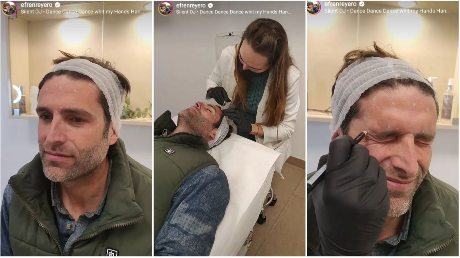 Efrén Reyero en pleno rejuvenecimiento