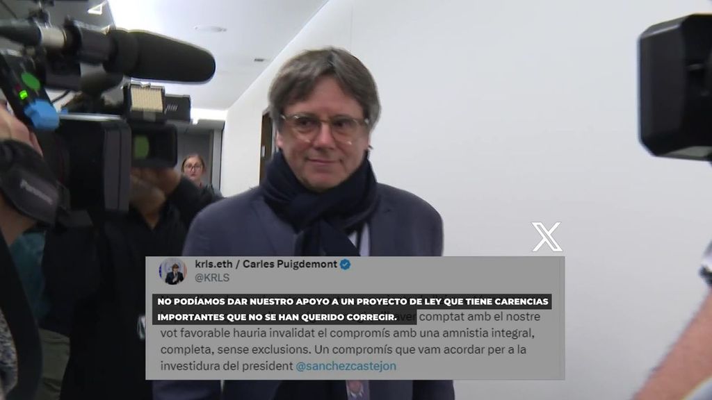 Carles Puigdemont pide al PSOE proteger la ley de amnistía de los jueces