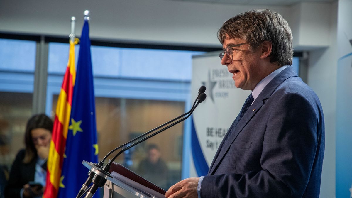 El expresidente de la Generalitat y eurodiputado de Junts, Carles Puigdemont