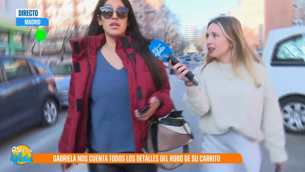 Gabriela Guillén confirma en 'Así es la vida' que le han robaron su carrito de bebé: "Han roto la ventana del coche"