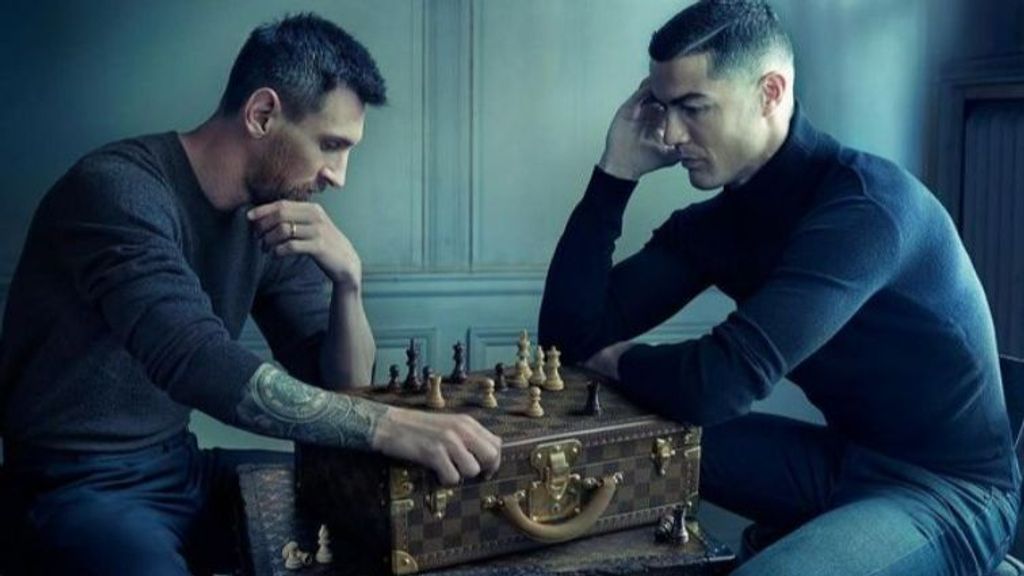 También se encargó de esta mítica (e histórica) foto de Cristiano Ronaldo y Leo Messi