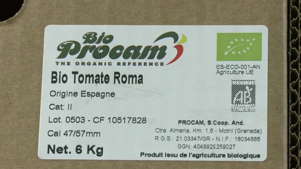 ¿Cómo se consigue la etiqueta BIO para un producto agrícola?