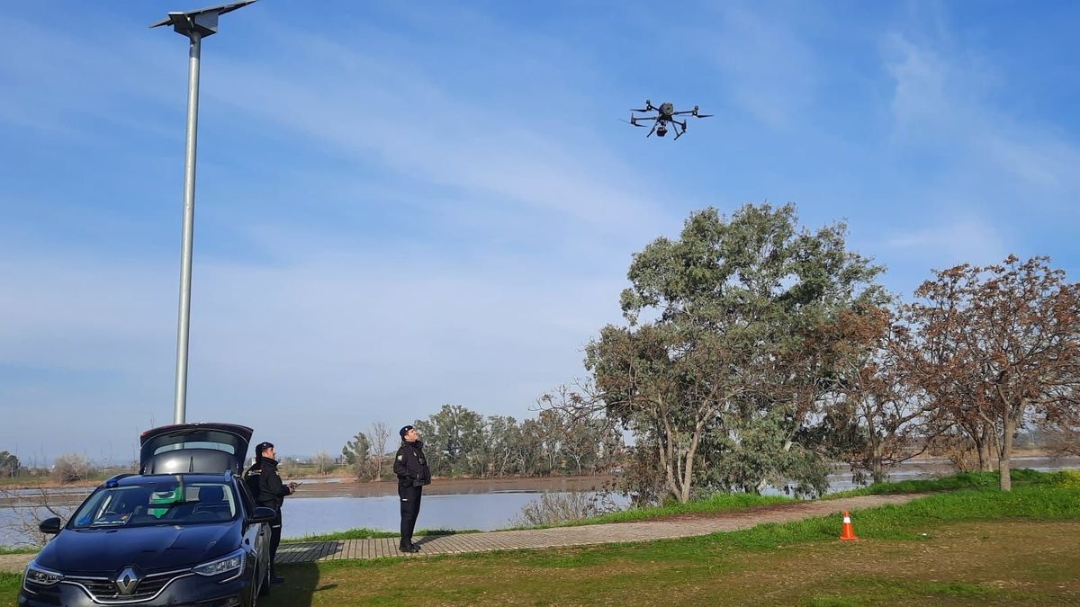 Dron que buscaba a Manuela Castillejo Calderón