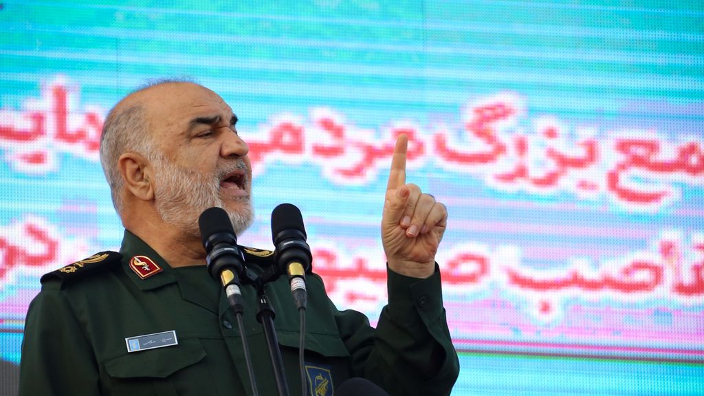 El jefe de la Guardia Revolucionaria de Irán, Hosein Salami
