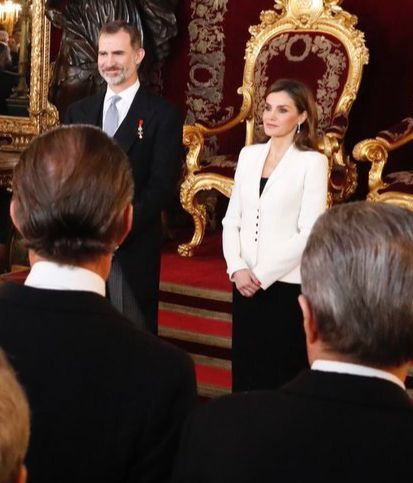 EuropaPress 1518204 reyes recepcion cuerpo diplomatico acreditado espana