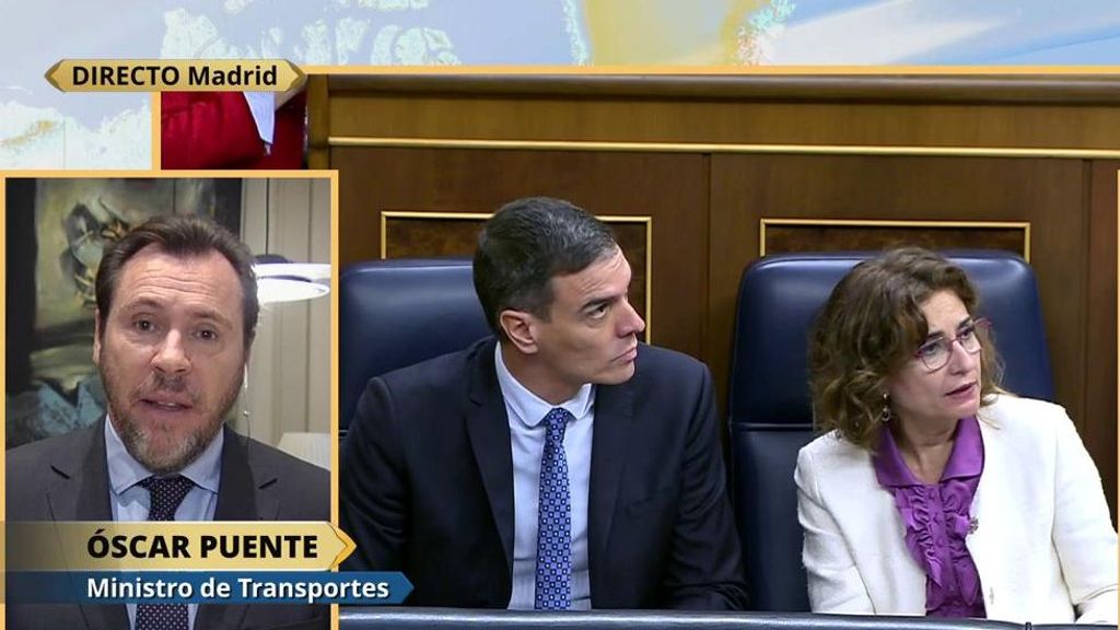 Óscar Puente, ministro de transporte, sobre la amnistía: "El PSOE ha demostrado su generosidad, es Junts el que tiene que reflexionar"