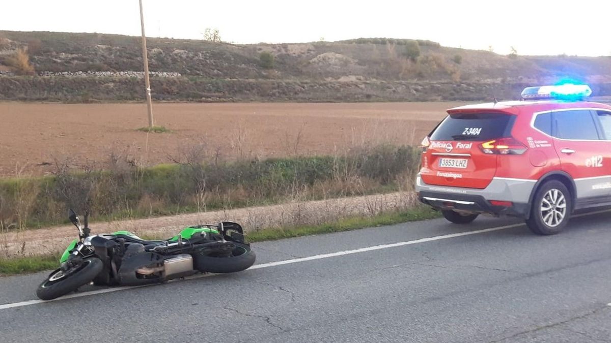 Archivo - Imagen de la moto implicada en el accidente.