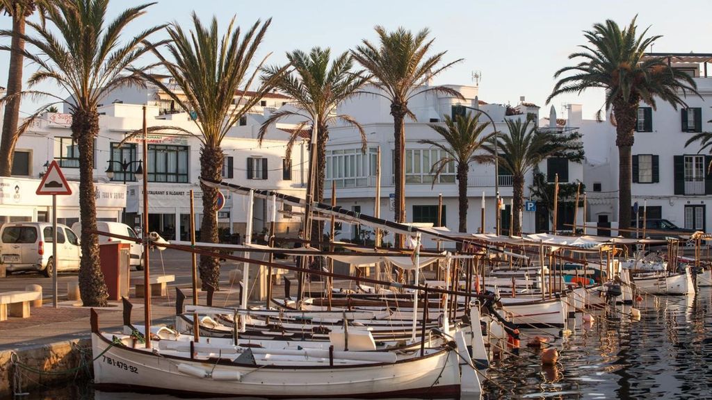 Puntos de amarre en un puerto de Baleares.