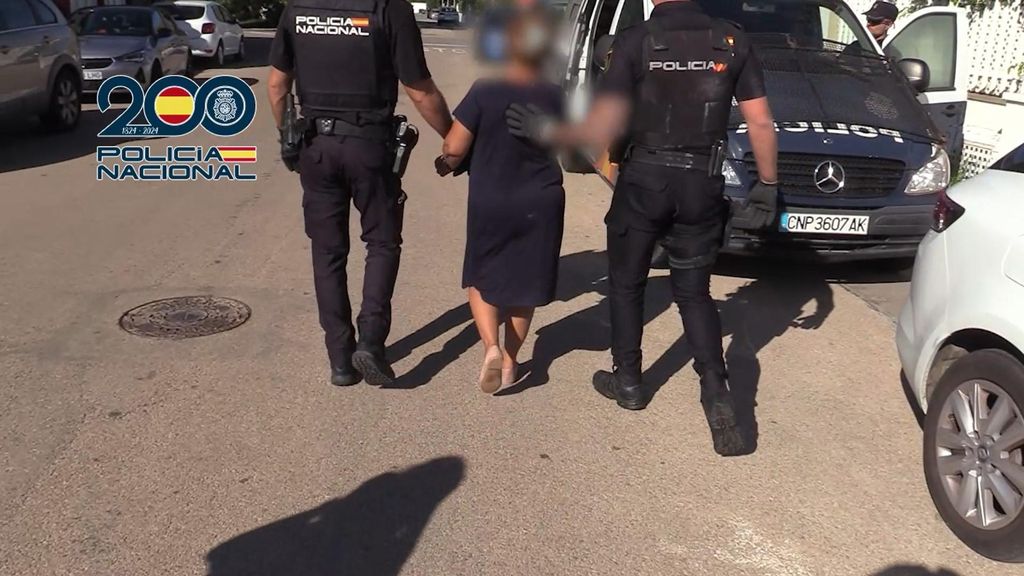 Una de las detenidas en la operación contra la trata en diversos municipios de Mallorca.