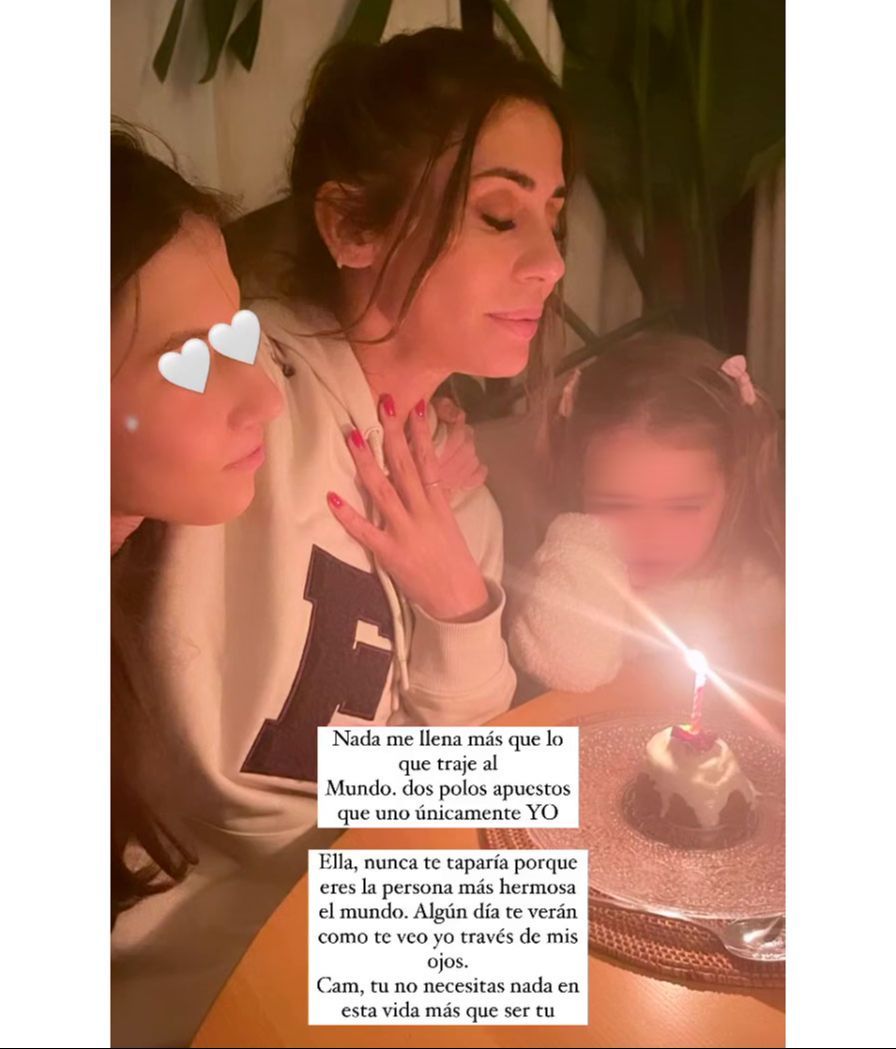 Elena Tablada muestra su disconformidad sobre el hecho de pixelar a su hija con David Bisbal