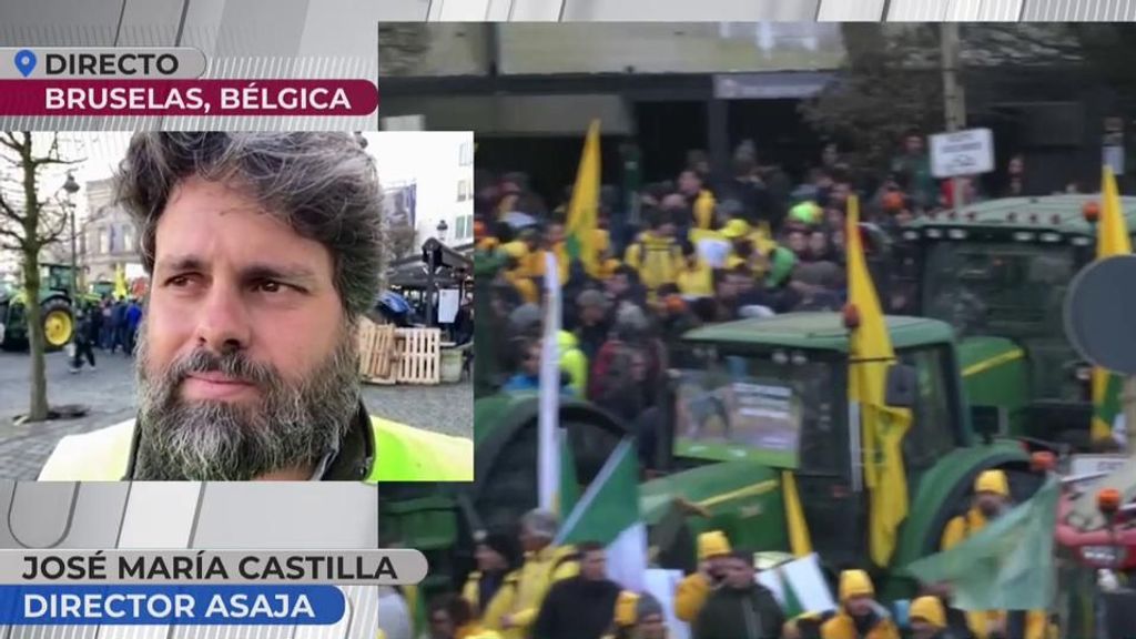 Hablamos con el director de Asaja, José María Castilla, desde Bruselas