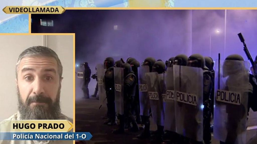 Hugo Prado, Policía Nacional que se enfrentó a los CDR: "Lanzaron adoquines y pudieron haber matado a un compañero"