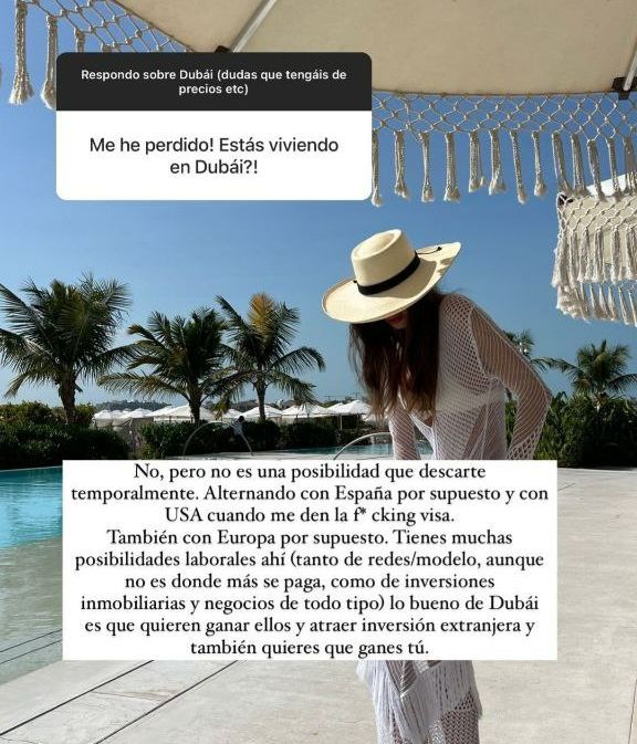 La mujer de Kiko Matamoros quiere vivir en Dubái, EEUU y otros países europeos