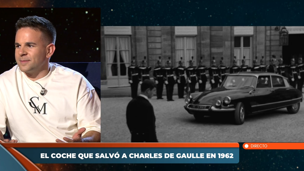 Ángel Gaitán explica en 'Horizonte' los misterios que se encuentran detrás del coche que salvó la vida a Charles de Gaulle
