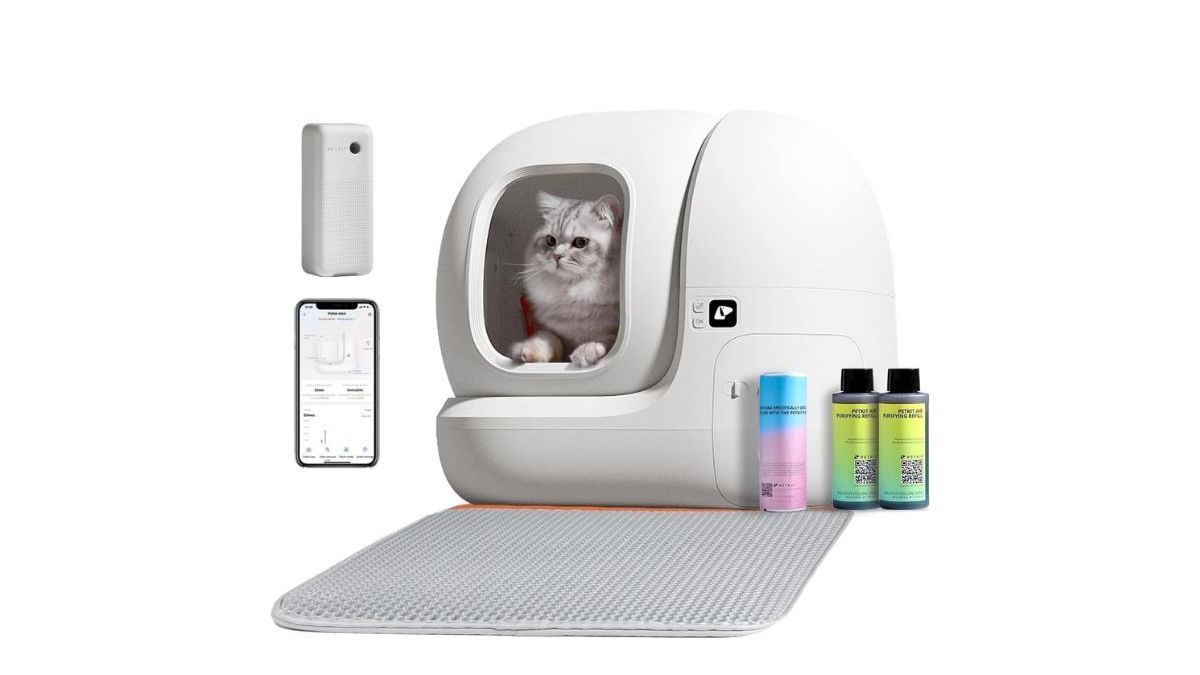 Arenero de gatos autolimpiable PETKIT Pura MAX