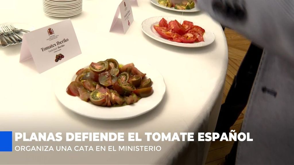 Cata de tomates ecológicos en el ministerio de Agricultura para defender este producto español