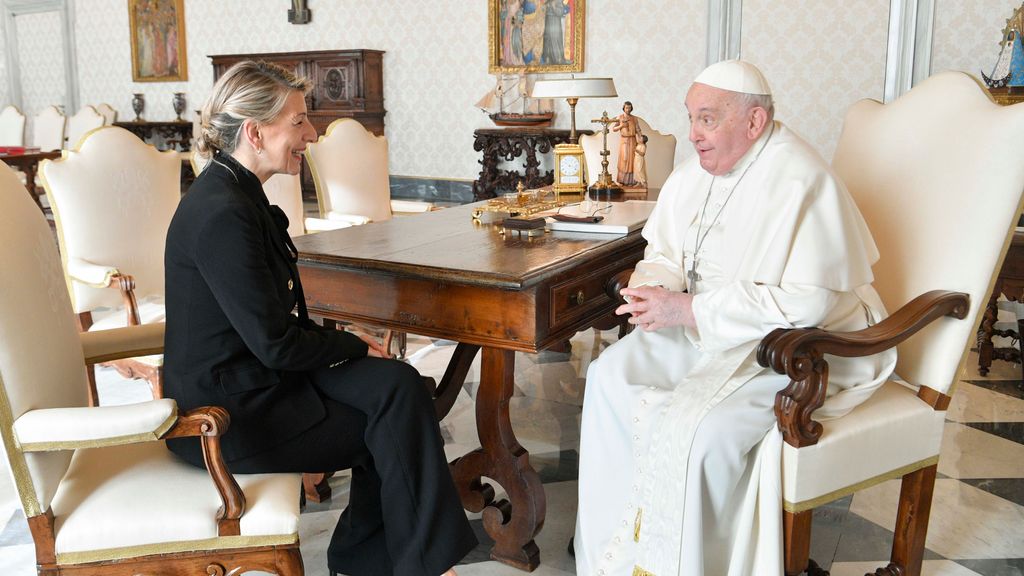 ¿De qué han hablado el papa y Yolanda Díaz en el Vaticano?