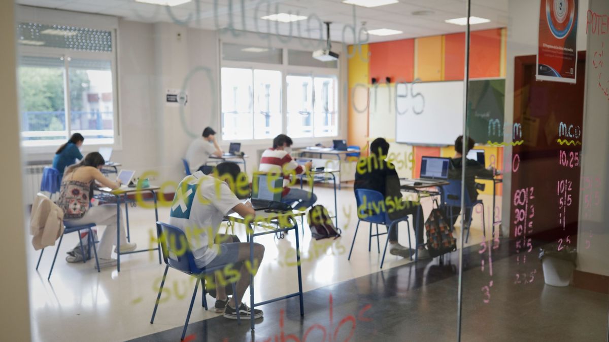 Estudiantes en unaula