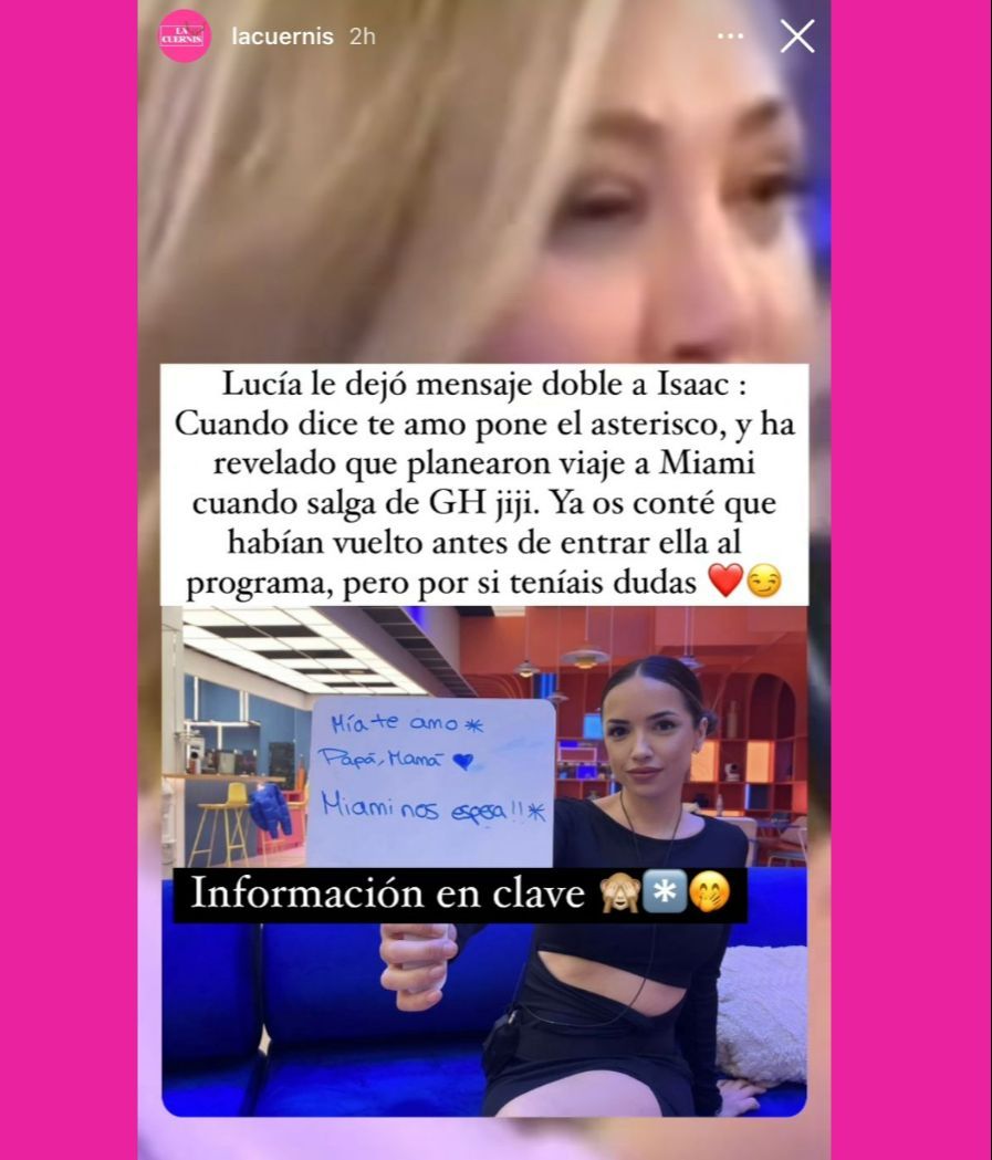 'La Cuernis' comparte su información