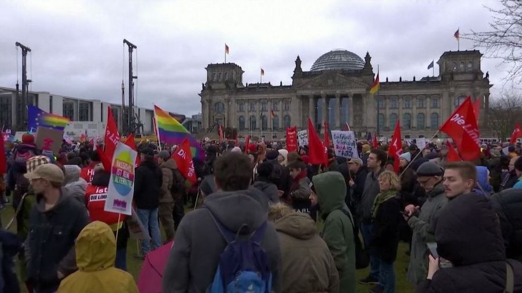 Más de 150.000 alemanes protestan contra la extrema derecha en Berlín