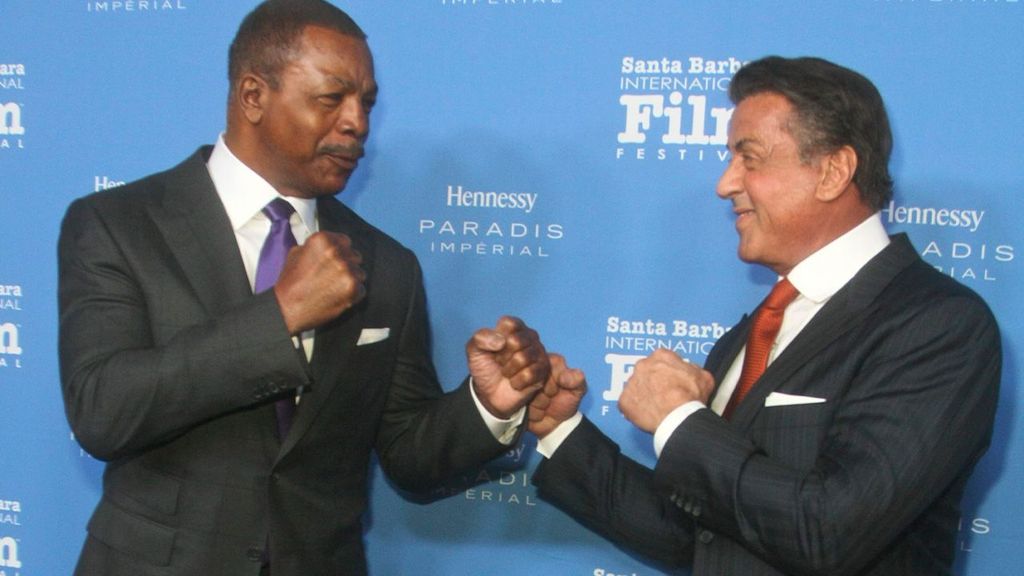 Sylvester Stallone y Carl Weathers