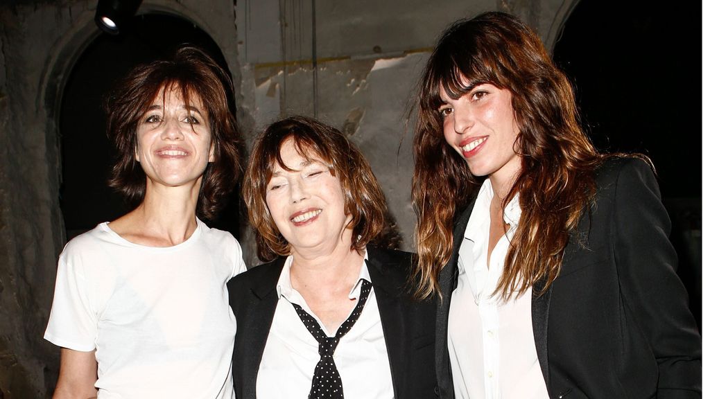 Jane Birkin con Charlotte Gainsbourg y Lou Doillon