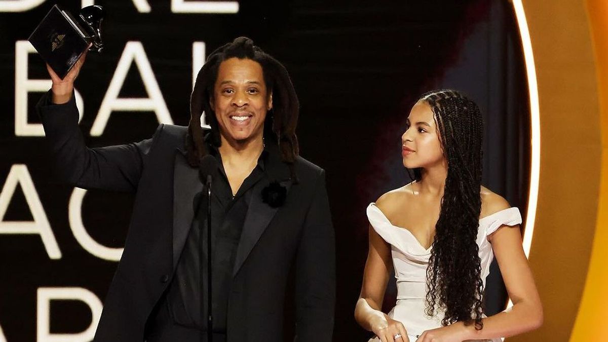 Jay Z junto a Blue Ivy, su primogénita con Beyonce.