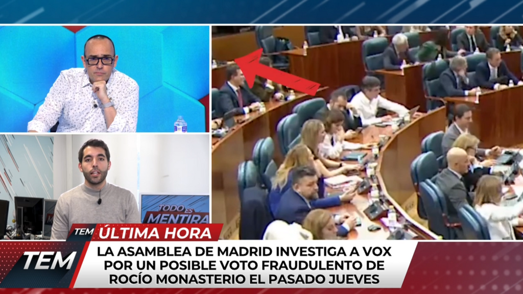 La Asamblea de Madrid investiga a Vox por un posible voto fraudulento de Rocío Monasterio