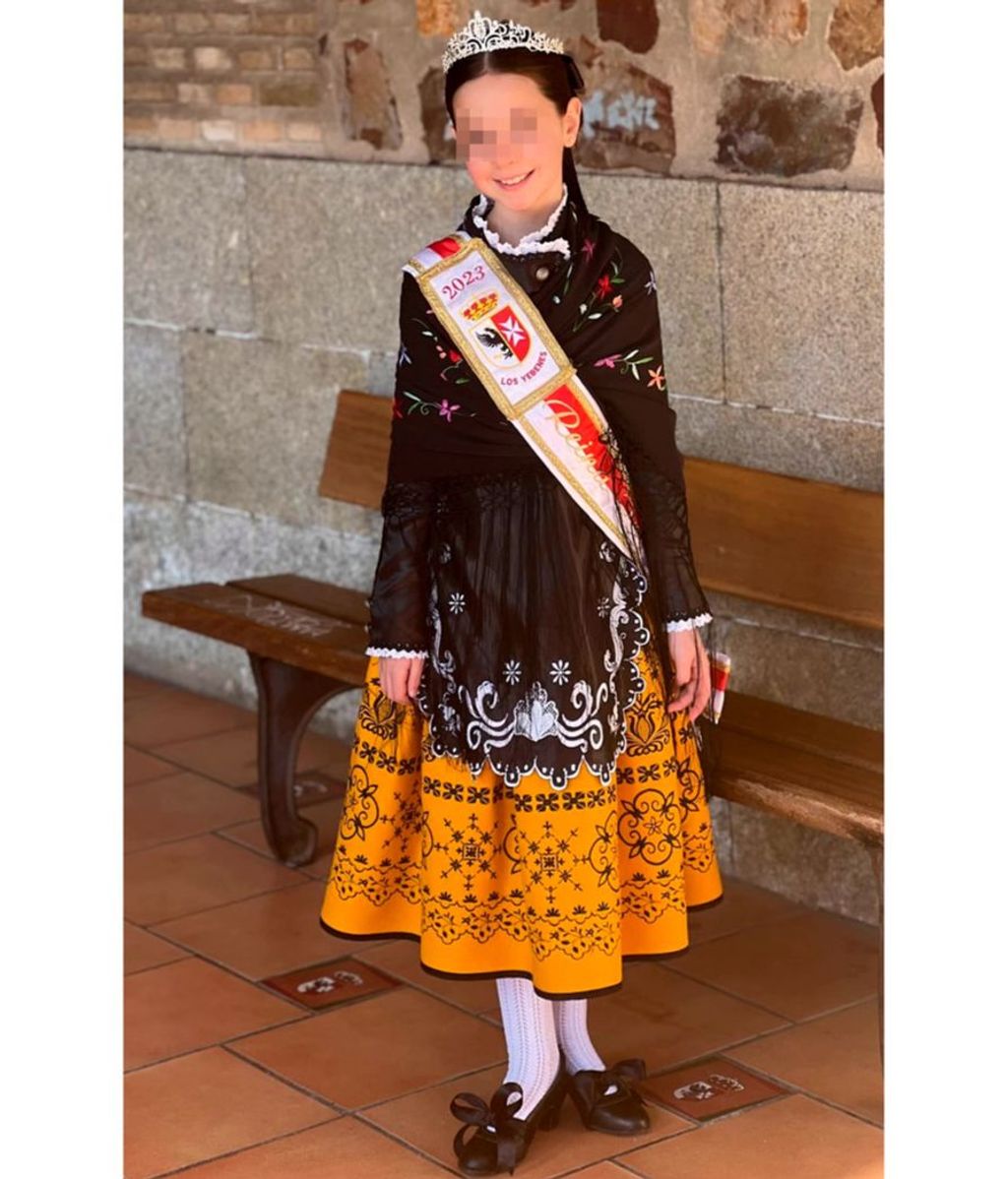 Valeria Atahonero es la reina infantil de Los Yébenes