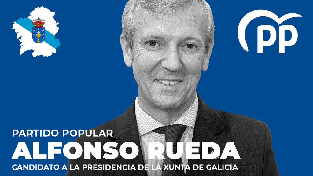 Alfonso Rueda, candidato del PP a las elecciones gallegas.