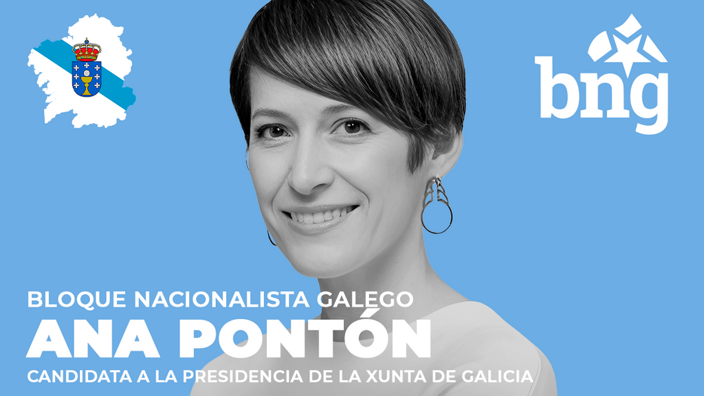 Ana Pontón, candidata del BNG en las elecciones de Galicia 2024