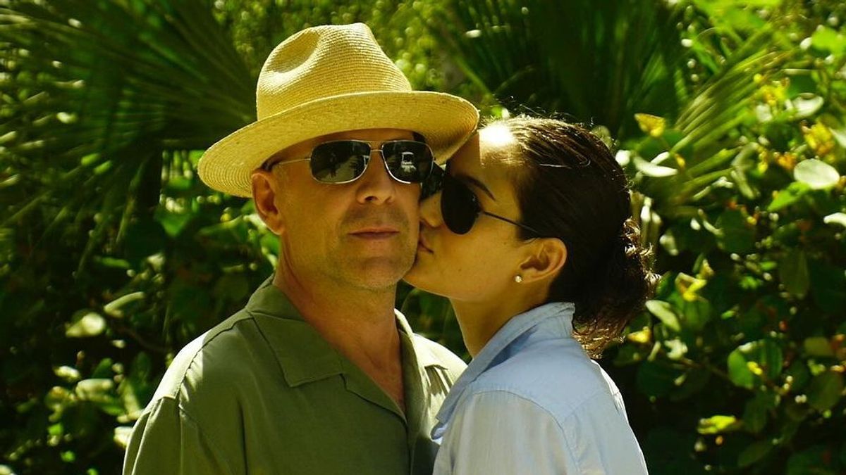 Emma Heming con Bruce Willis