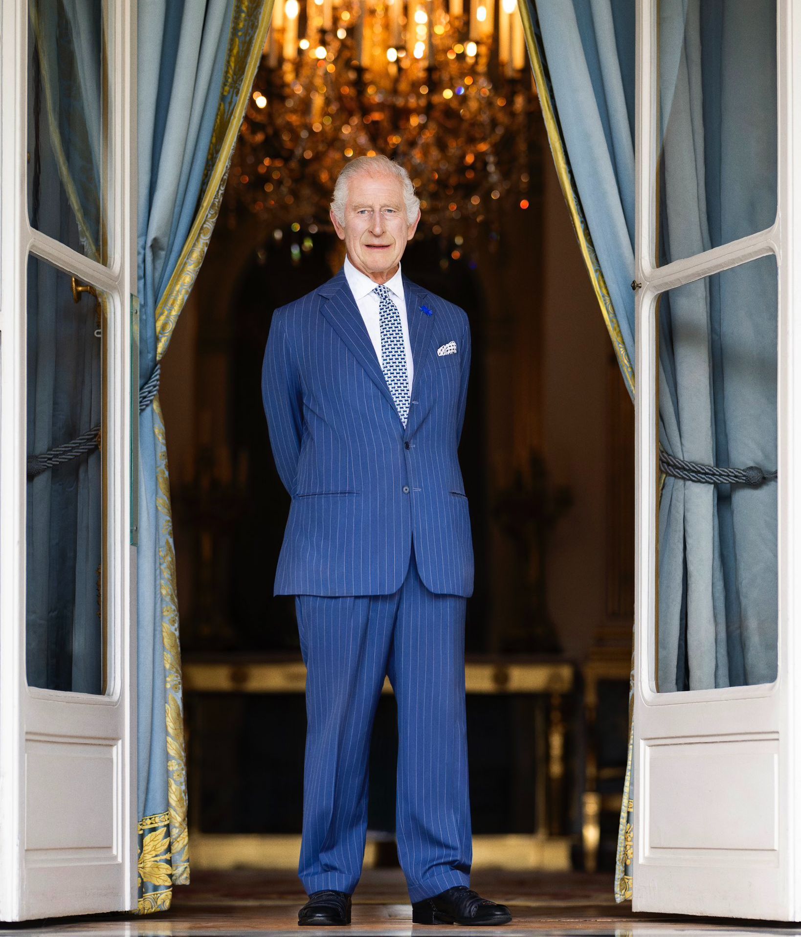 Esta es la foto que acompañó el comunicado de Buckingham Palace