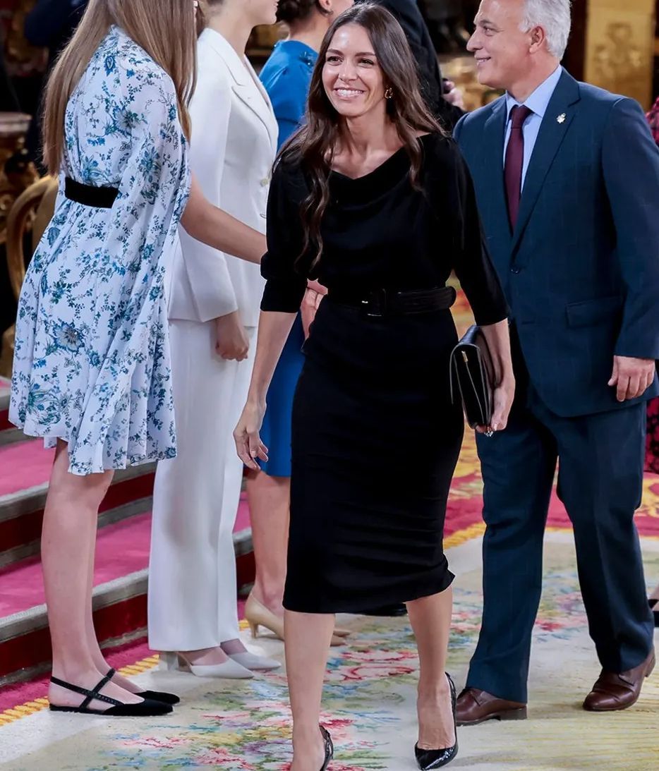Eva Fernández en la jura de la Constitución de Leonor