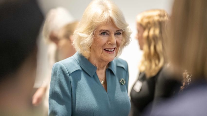 La reina Camila, en su último acto público