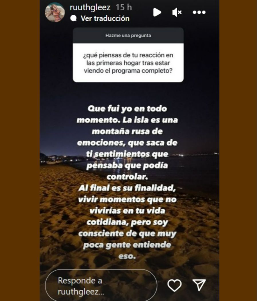 Ruth González defiende su actitud en las hogueras