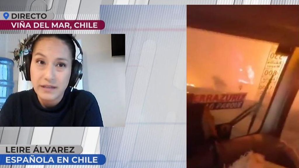 Una española que vive en Chile tras la oleada de incendios que asolan el país: "Hay gente que lo ha perdido todo"