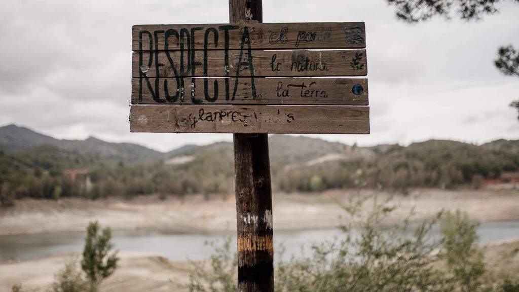 Vista del pantano de Riudecanyes