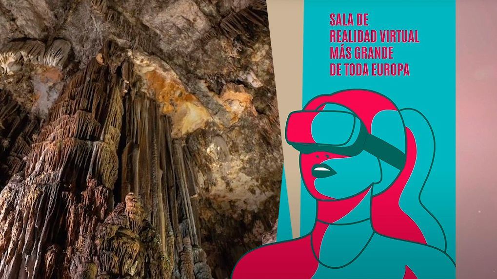 La Sala de Realidad Virtual de las Cuevas de Nerja es la más grande de toda Europa